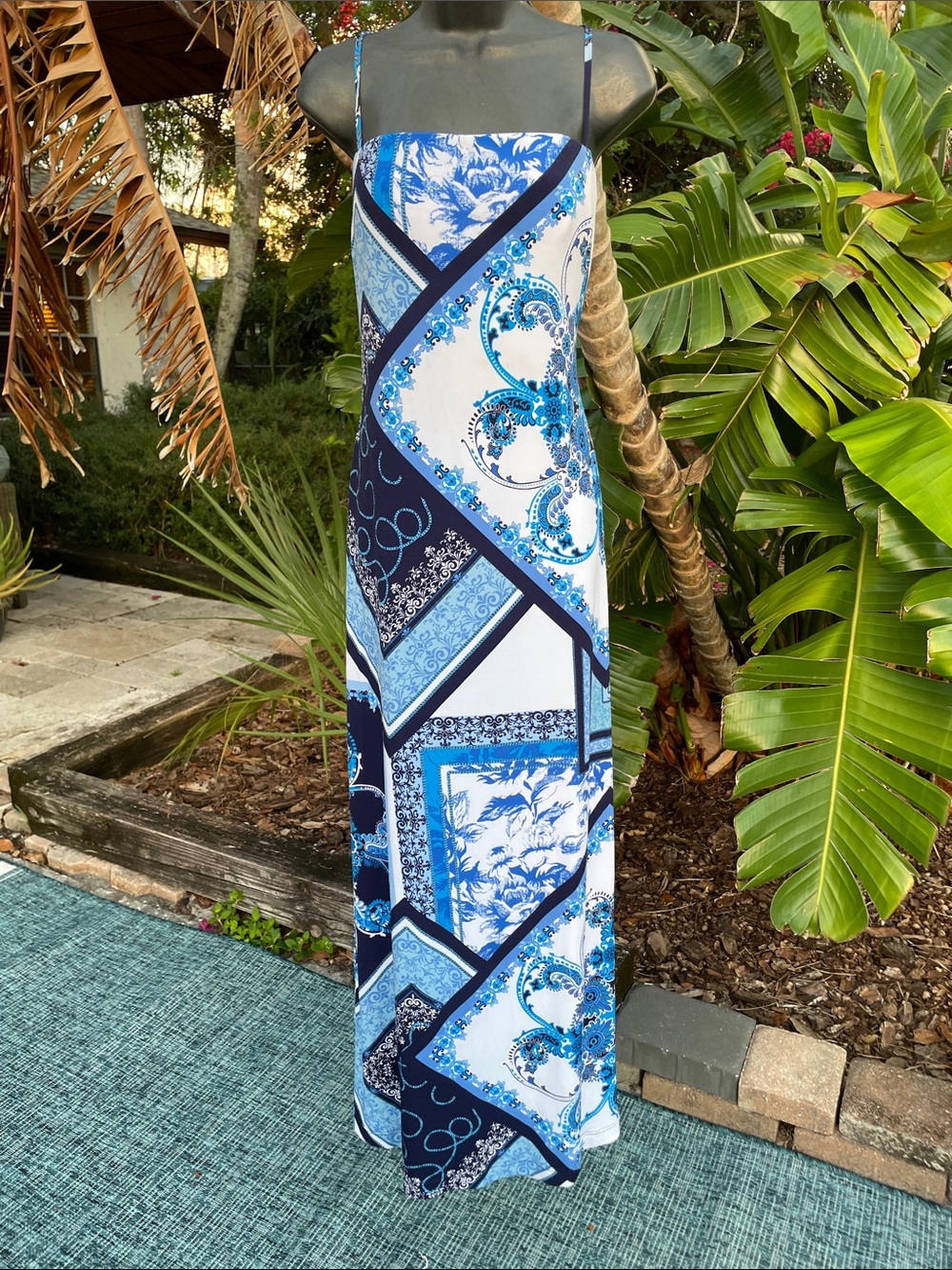 bandanna, print, convertible, strapless, moxie dress